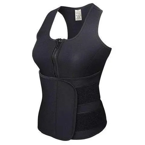 Rubber Body Sculpting Waistband Sports Waistcoat Lady T Fashions
