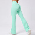 Ladies' Hip Lifting Yoga V Waist Bell-bottom Pants Lady T Fashions