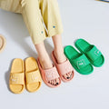 Stylish Striped Women’s Slippers - Open Toe, Comfortable & Non-Slip Indoor Shoes for All Seasons Lady T Fashions