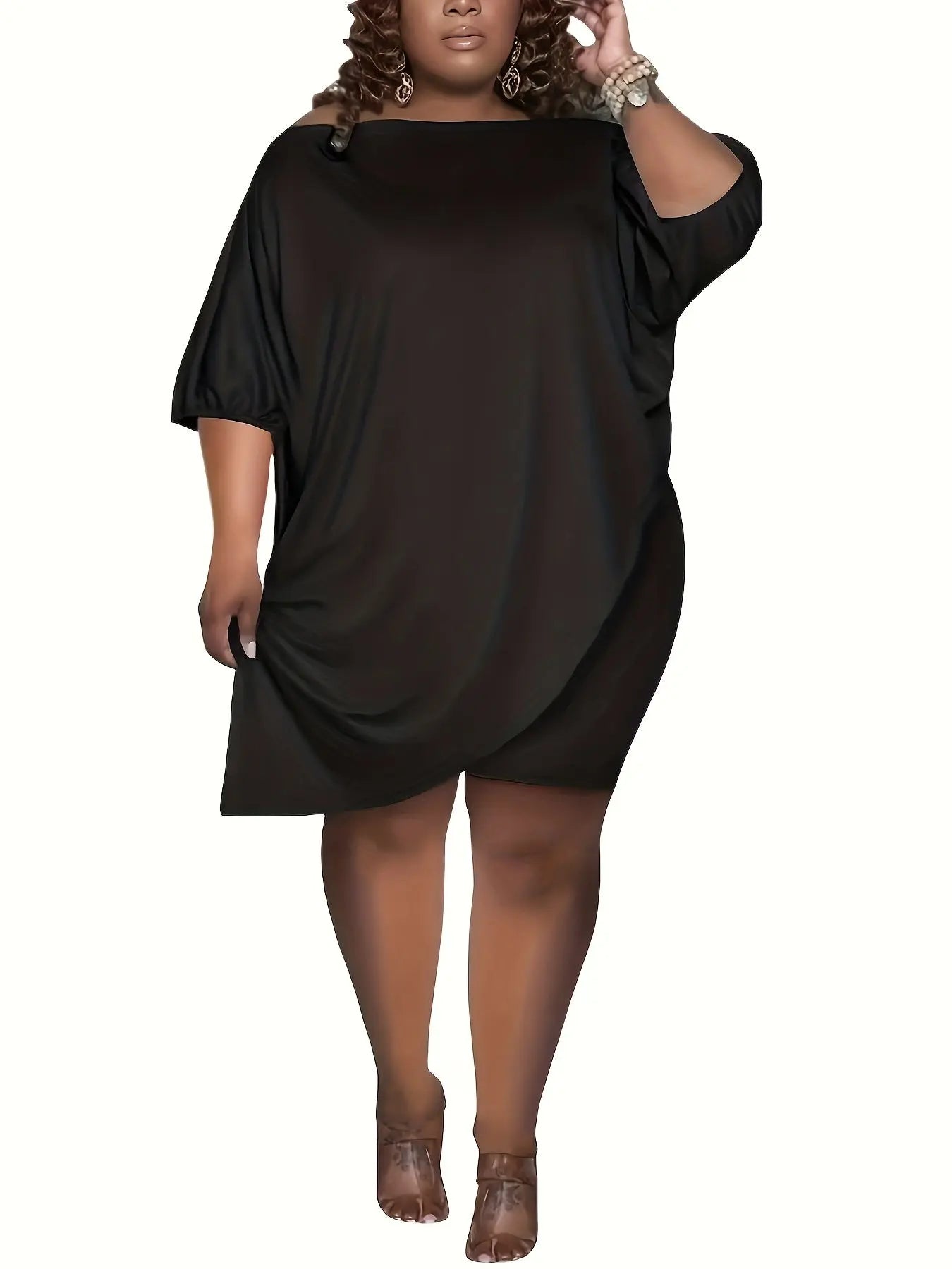 Plus Size Women 2 Piece Outfits Tracksuits Short Sleeve Slant Tops Bodycon Shorts Sets Lady T Fashions