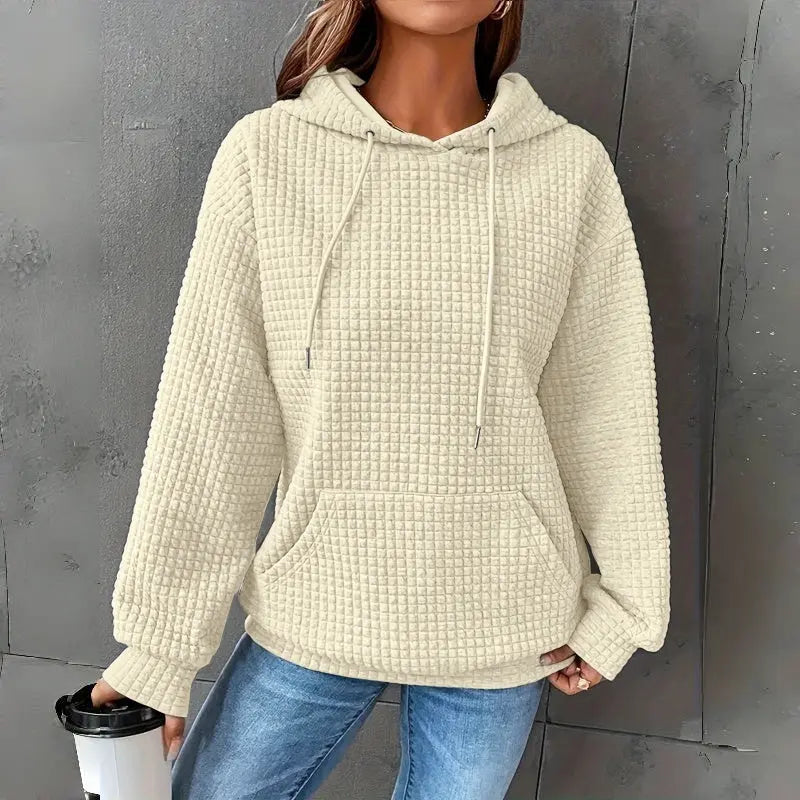 Women's Loose Fitting Hooded Long Sleeved Sweatshirt Lady T Fashions