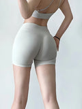 High-Waisted Yoga Shorts - Quick-Dry & Squat-Proof Lady T Fashions