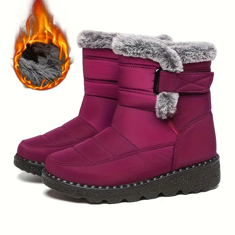 Winter Boots for Women New Long Plush Snow Boots Woman Platform Ankle Boots Warm Shoes Lady T Fashions