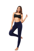 Leggings - Cropped Low-waisted Solid Color Lady T Fashions