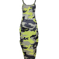 Ladies' Camouflage Pattern Sexy Suspender Dress Lady T Fashions