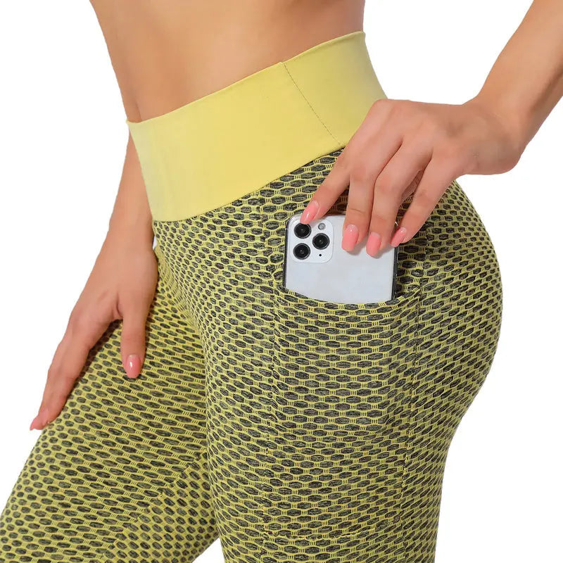 Women's Hip Lifting Waist Sports Yoga Pants Lady T Fashions