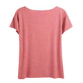 Women's Round Neck Short Sleeve T-Shirt Phrase Print - Casual Summer Tee Lady T Fashions