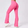 Ladies' Hip Lifting Yoga V Waist Bell-bottom Pants Lady T Fashions