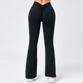 Ladies' Hip Lifting Yoga V Waist Bell-bottom Pants Lady T Fashions