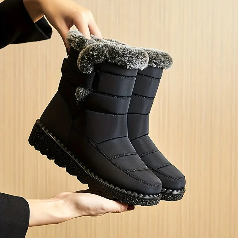 Winter Boots for Women New Long Plush Snow Boots Woman Platform Ankle Boots Warm Shoes Lady T Fashions
