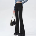 High Waist High-grade Anti-wrinkle Straight Slimming Casual Flared Pants Lady T Fashions