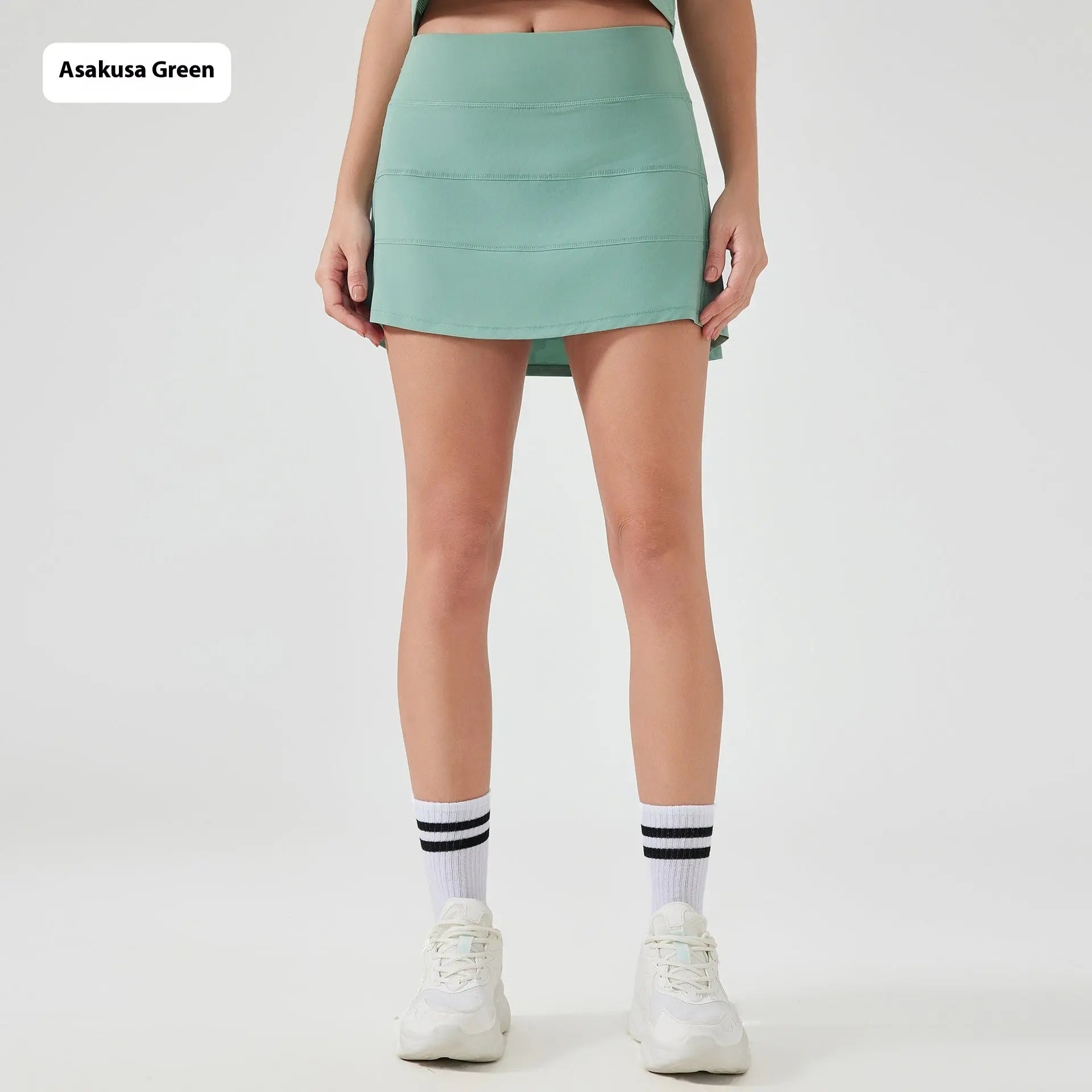Women's Sports Short Skirt Anti-exposure Slimming Cover Lady T Fashions