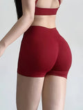 High-Waisted Yoga Shorts - Quick-Dry & Squat-Proof Lady T Fashions