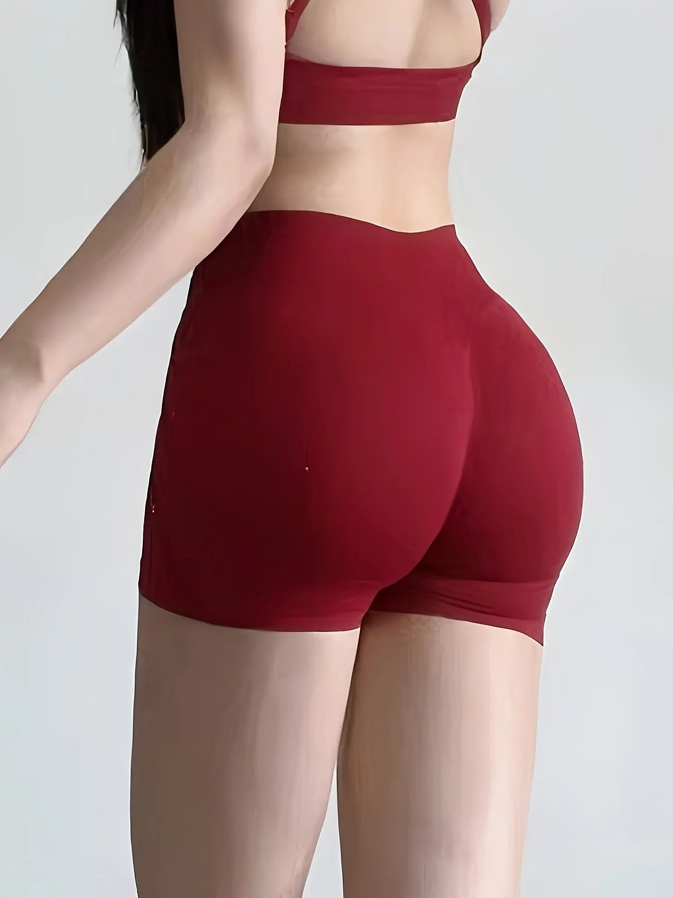 High-Waisted Yoga Shorts - Quick-Dry & Squat-Proof Lady T Fashions