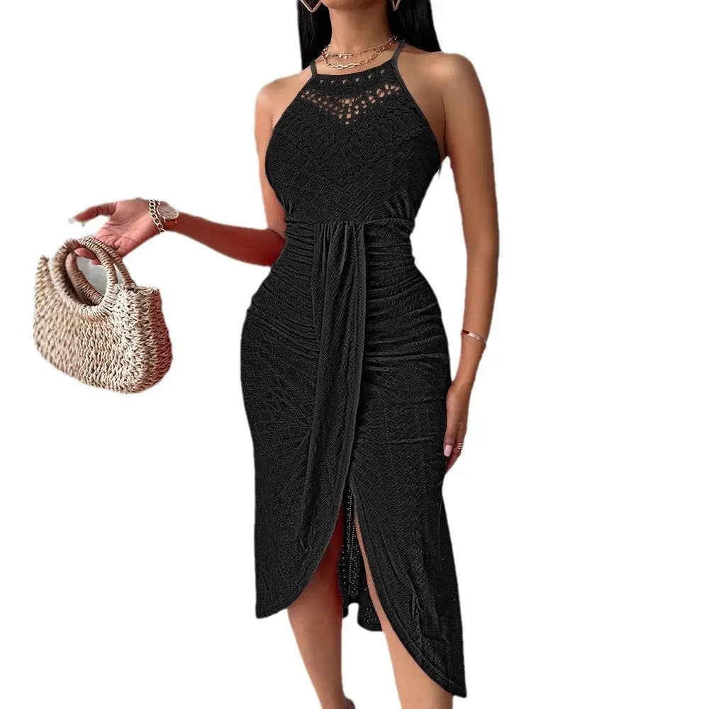 Hip Hop Style Street Hipster Skirt Halter Sleeveless Asymmetric Skirt Lady T Fashions