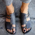 pu open-toe hollow lady sandals Lady T Fashions