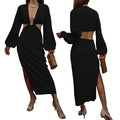 Autumn Fashion Pressed Pleated Waistless Women's Dresses Lady T Fashions