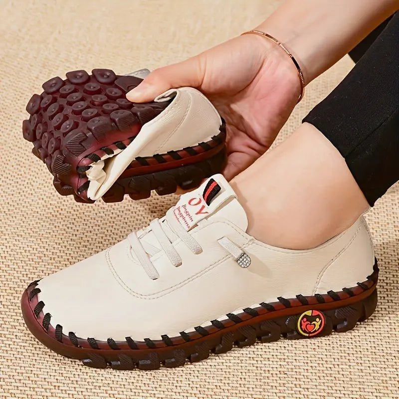 Comfortable Chic - Women's Oxfords - Handmade, Breathable, Lightweight, Non Slip, Lace Up, Slip On, Soft Insoles, Easy Walking Shoes for Everyday Wear Lady T Fashions