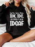 Women's Printed Hoodie Lady T Fashions