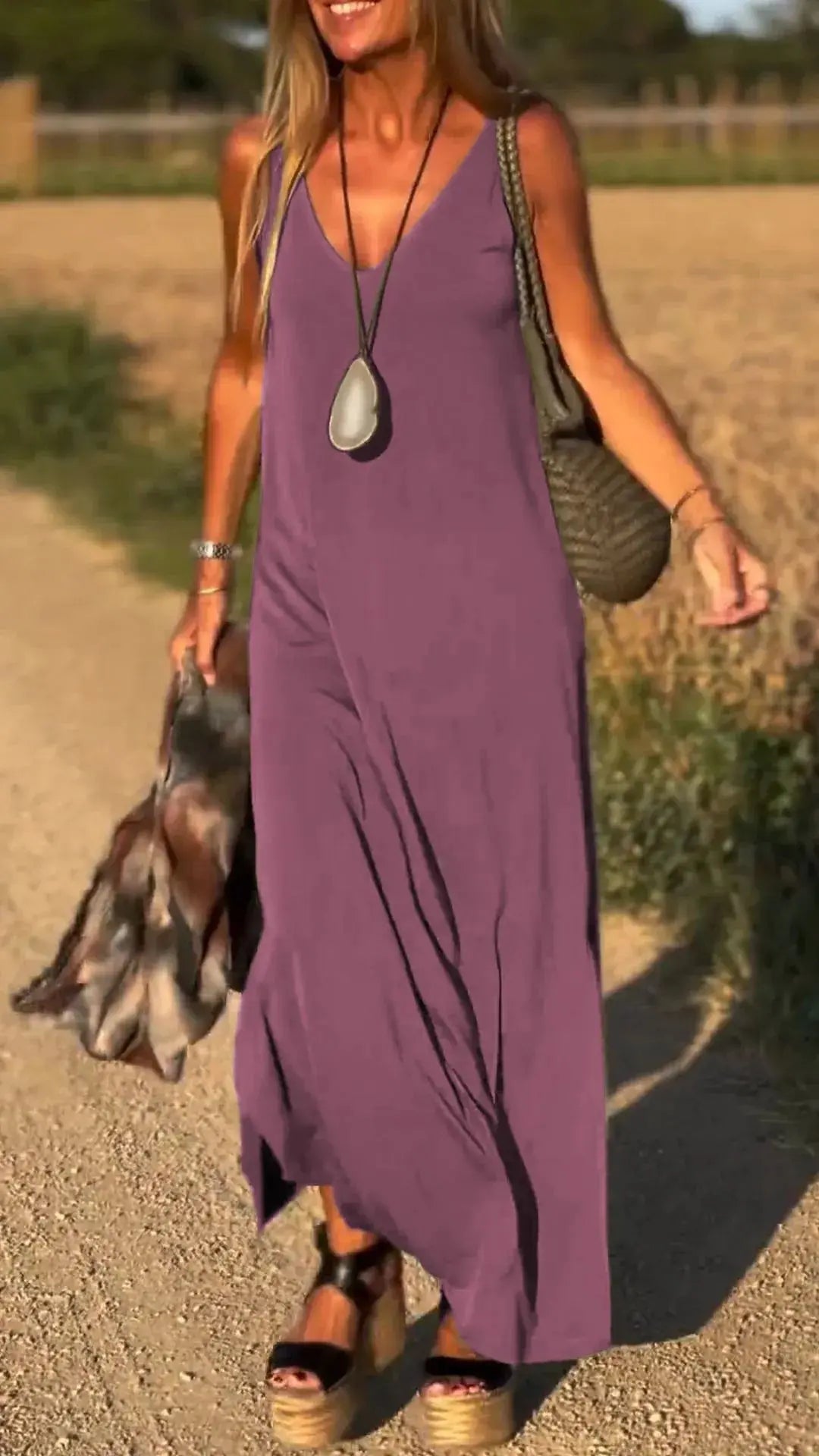 Female Sexy Trend V-neck Strap Dress Lady T Fashions