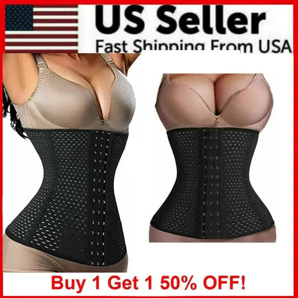 Corset Waist Trainer Training Shaper Body Shapewear Underbust Cincher Tummy Belt Lady T Fashions