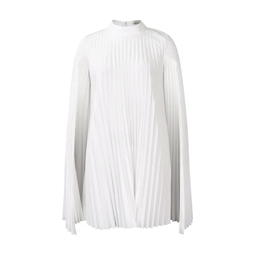 Cape Loose Pleated Plus Size African Dress Lady T Fashions