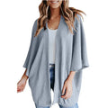 Bat Sleeve Waffle Gerson Women's Cardigan Lady T Fashions