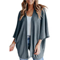 Bat Sleeve Waffle Gerson Women's Cardigan Lady T Fashions