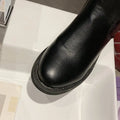 Two-tone Autumn And Winter High-top Long Boots Lady T Fashions