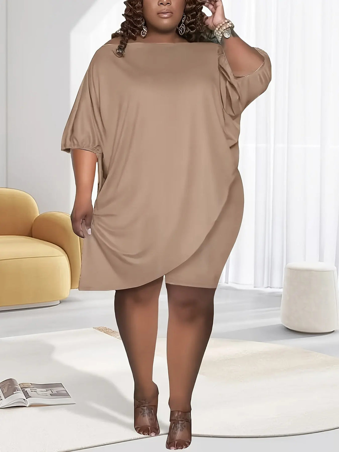 Plus Size Women 2 Piece Outfits Tracksuits Short Sleeve Slant Tops Bodycon Shorts Sets Lady T Fashions