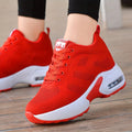 Stylish Women's Low-Top Mesh Sneakers - Air Cushioned, Breathable, Lace-Up Casual Shoes - Ideal for Spring Lady T Fashions