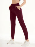 Sweatpants - Cropped New Solid Color Deep Crimson Lady T Fashions