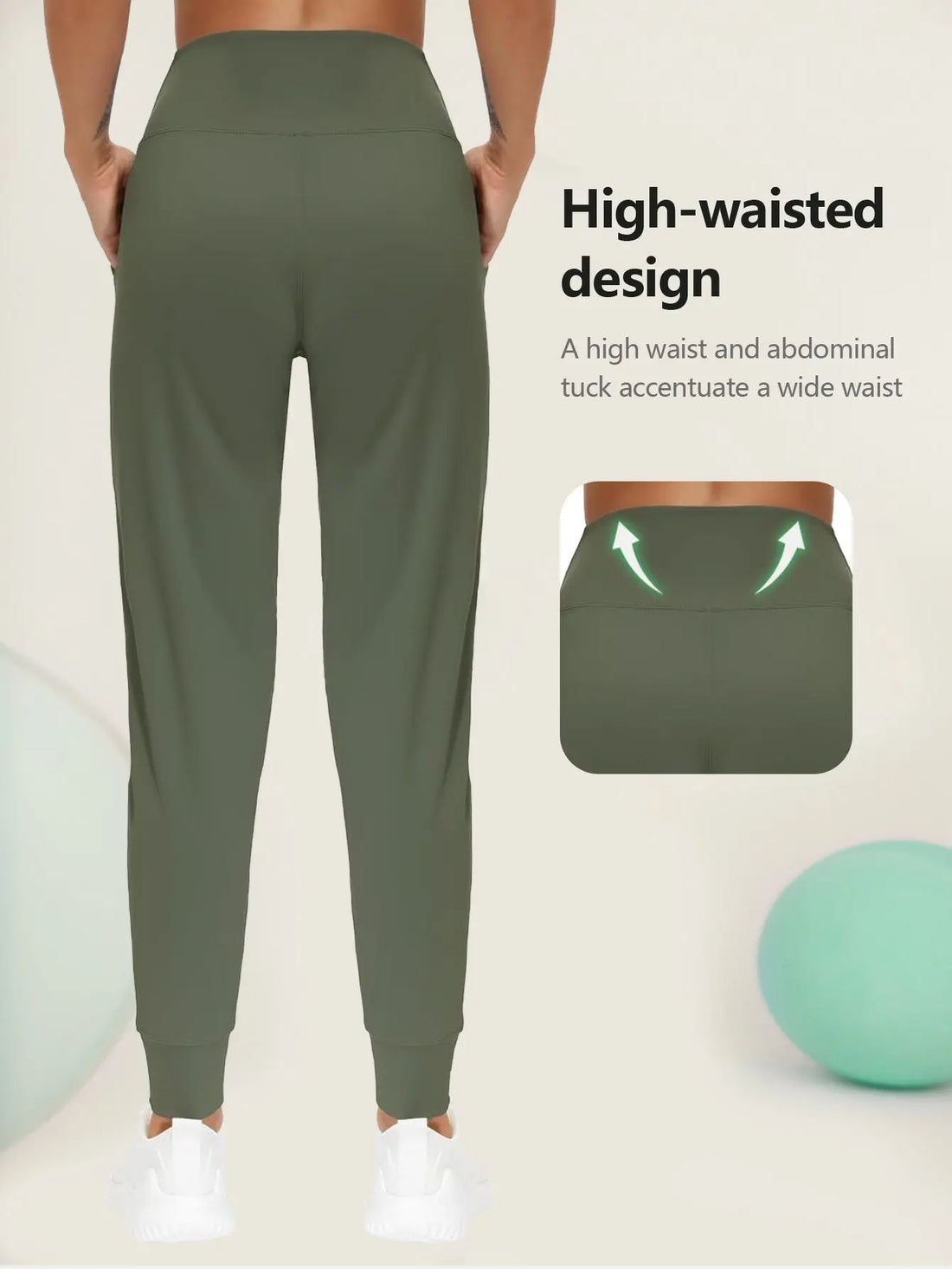 High Waist Yoga Pants With Pockets Leggings For Women Tummy Control Workout Leggings For Running Fitness Yoga Lady T Fashions