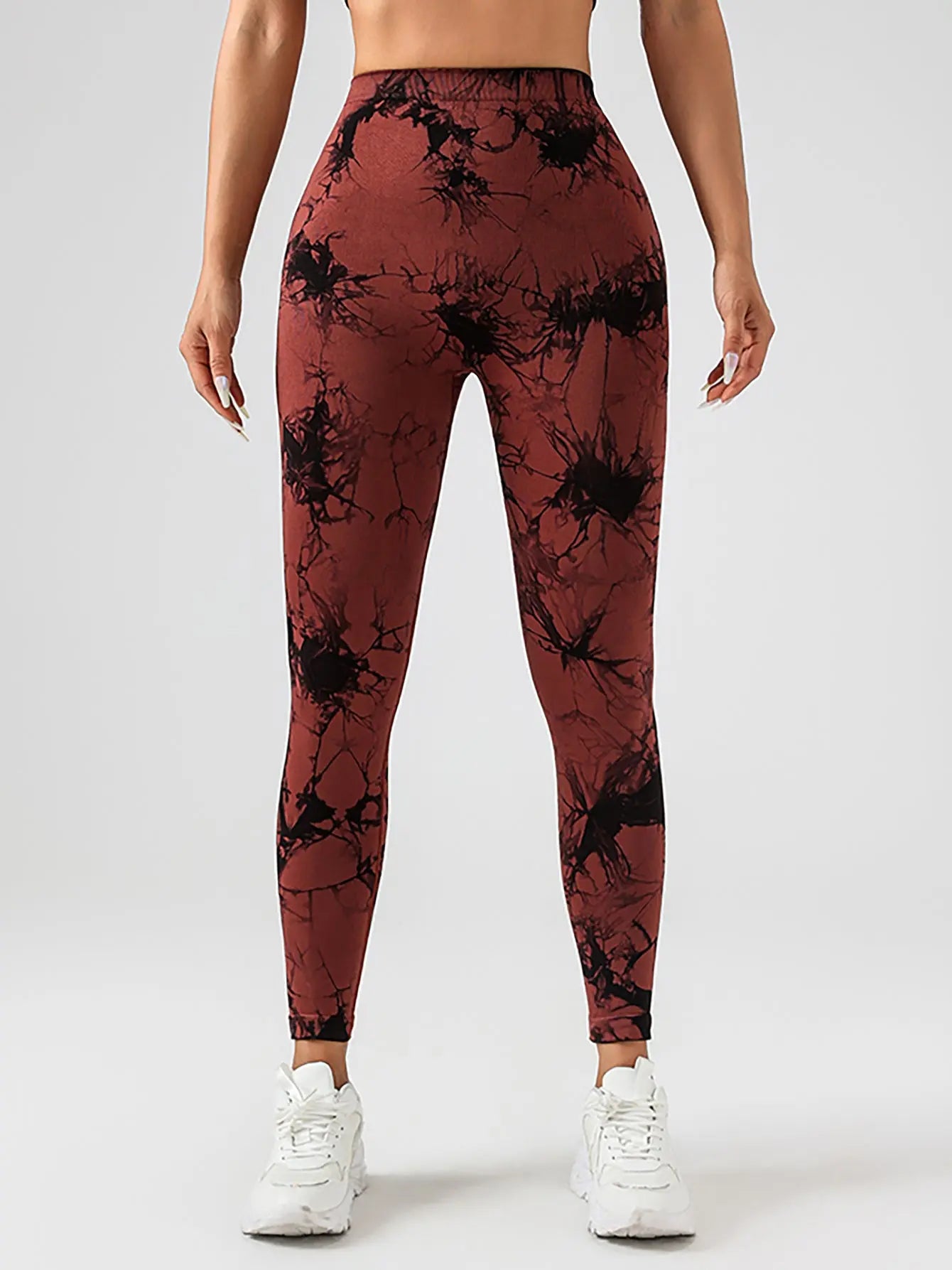 Tie Dye Slimming Yoga Leggings, Butt Lifting High Stretch Casual Fitness Yoga Pants, Women's Activewear Lady T Fashions