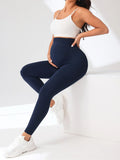 3 Pack Maternity High-Waisted Seamless Yoga Pants For Women - Tummy Support Fitness Leggings Lady T Fashions