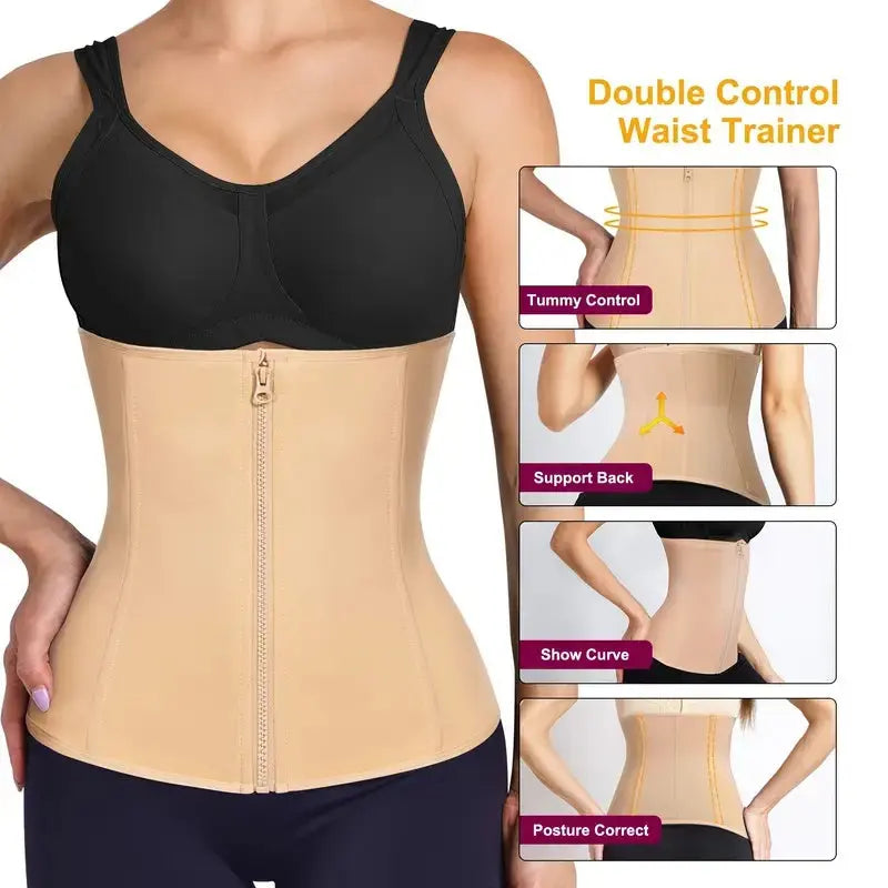 Zipper Waist Trainer Lady T Fashions
