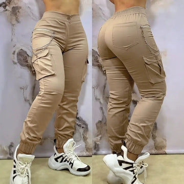 Retro Overalls Ankle-tied Casual Loose Pants Lady T Fashions
