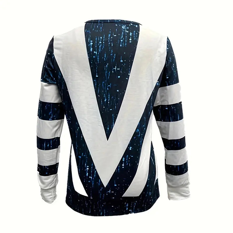 Women's Long Sleeve Shirts Zipper Color Block V Neck Tunic Tops Casual Blouse Lady T Fashions