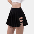 Pleated Exercise Skirt Anti-exposure Feather Tennis Yoga Skirts Lady T Fashions