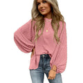 Women's New Round Neck Chiffon Blouse Lady T Fashions