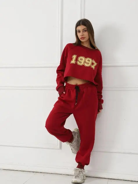 Women's Long Sleeved Hoodie Set Lady T Fashions
