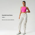 Outdoor Loose Tappered Mid-waist Overalls Women's Thin Quick-drying Breathable Lady T Fashions