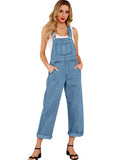 Loose Women's Denim Suspender Pants Lady T Fashions
