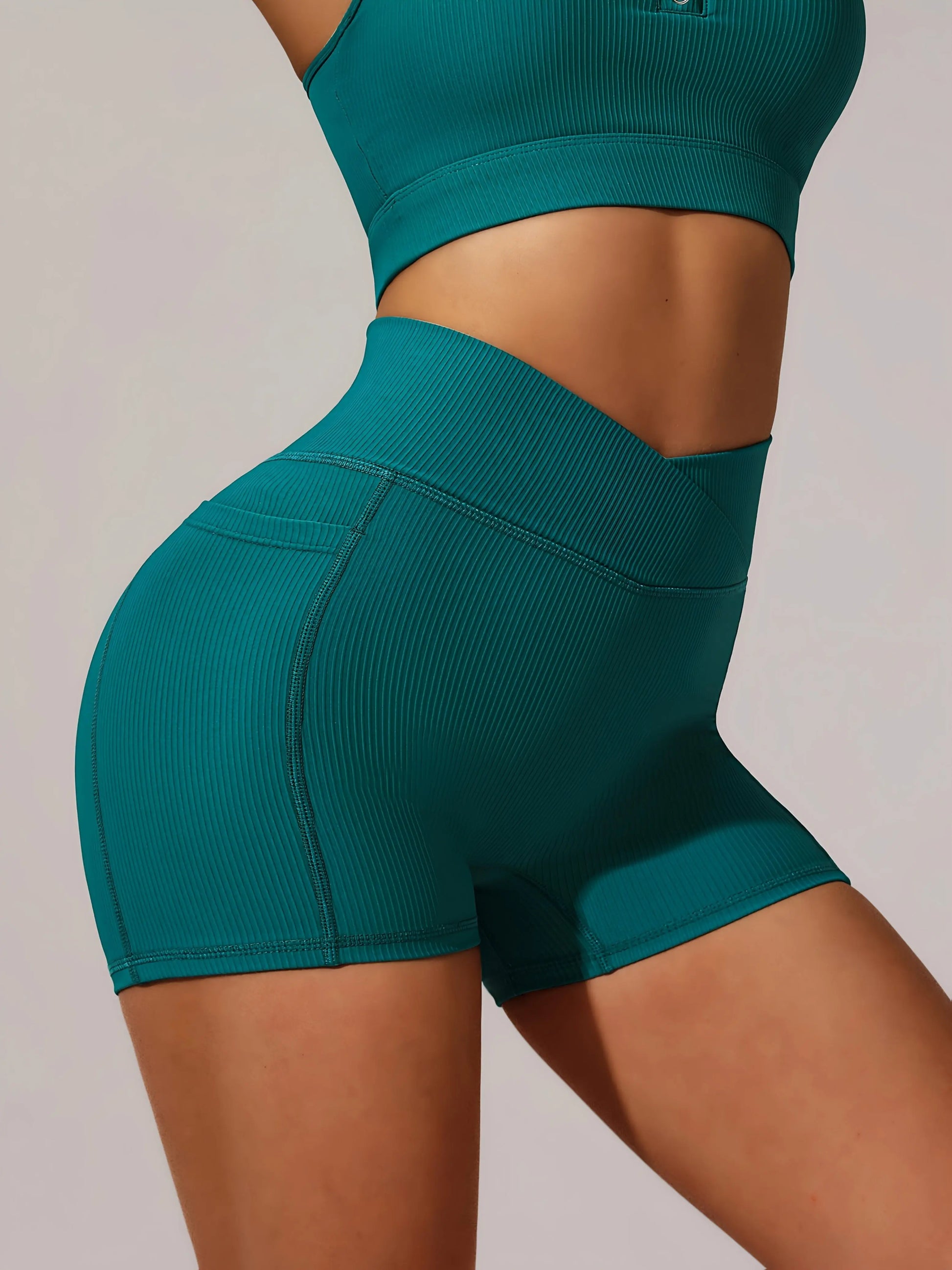 3 Pack Seamless Yoga Shorts - High Waisted Tummy Control, Quick Dry For Gym & Running Lady T Fashions