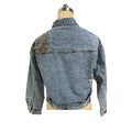 Women's Cropped Distressed Denim Jacket Ripped Button Down Jean Jacket Long Sleeve Casual Streetwear Coat Lady T Fashions