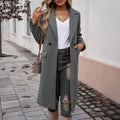 Lady Temperament Commuting Turn-down Collar Coat Lady T Fashions