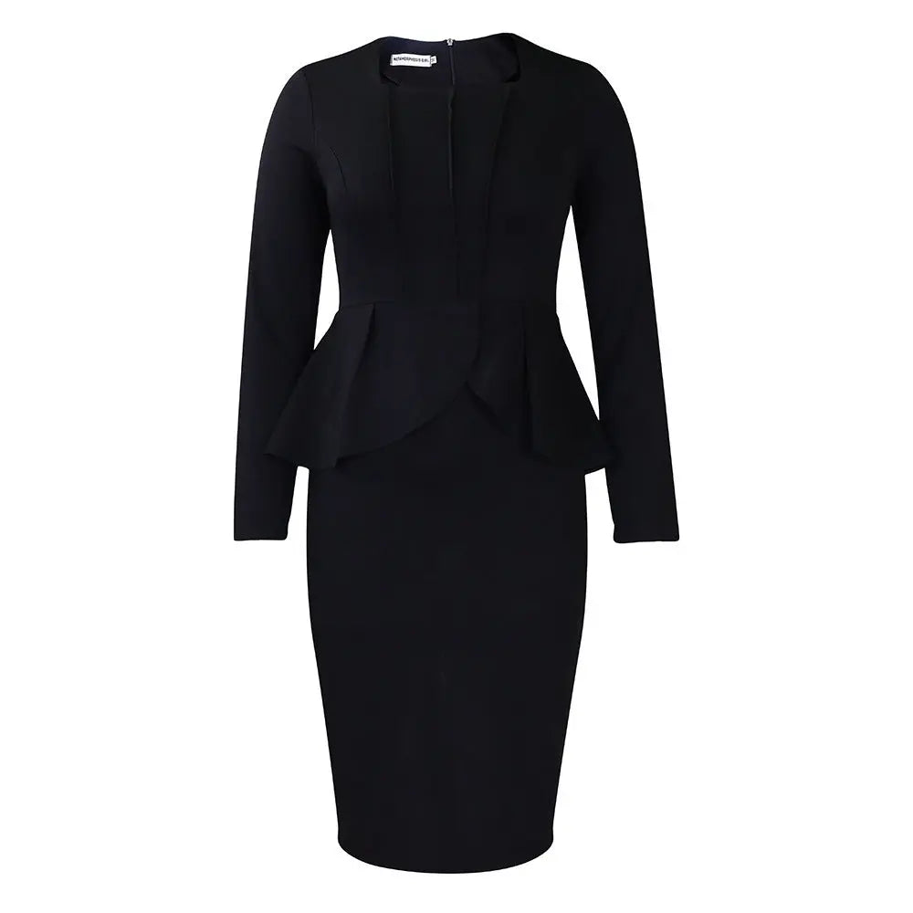 Elegant Flounced African Dress Women Lady T Fashions