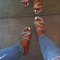 Women Summer Flat Bling Slippers Transparent Soft Jelly Shoes Female Flip Flops Sandals Outdoor Beach Ladies Slides Plus Size Lady T Fashions