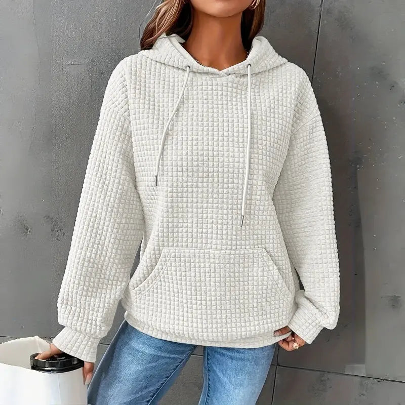 Women's Loose Fitting Hooded Long Sleeved Sweatshirt Lady T Fashions