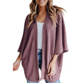 Bat Sleeve Waffle Gerson Women's Cardigan Lady T Fashions